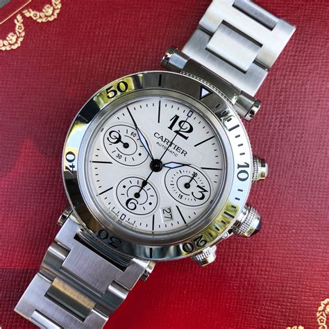 cartier pasha 42mm chronograph